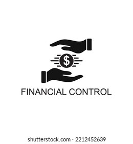 financial control icon , business icon