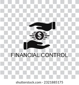 financial control icon , business icon