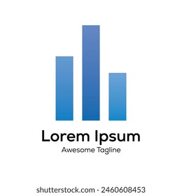 Icono de diseño de logotipo creativo financiero