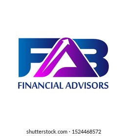 financial creative logo design template 