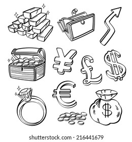 Financial & Currency Icon Set