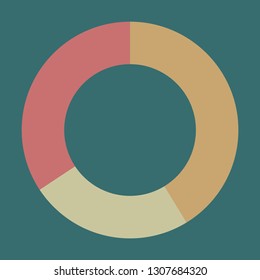 Financial data graph chart, vector illustration. Trend lines, columns, market economy information background. Chart analytics economic concept.