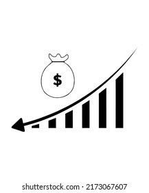 plantilla de logotipo de ilustración de vector de icono de declaración financiera
