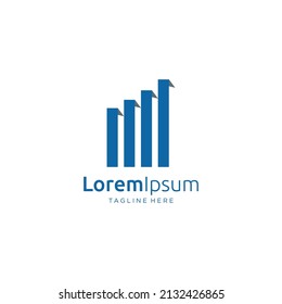 Financial design logo, chart, data. perfect for your company logo