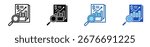 Financial Disclosure Icon Set Multiple Style Collection