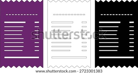 Financial document displaying various details like transaction history and itemized list for record-keeping. suitable for budgeting and expense tracking
