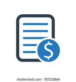 Financial Document Icon