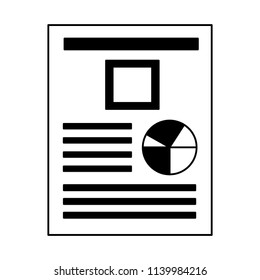 financial document report pie chart