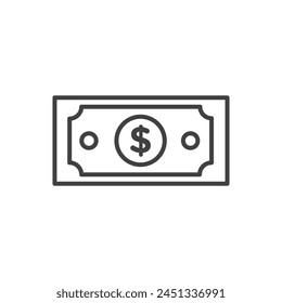 Financial Dollar and Money Icon Set. Profit Cash and Investment Symbol.