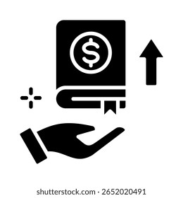 Elemento De Icono De Educación Financiera Para Diseño