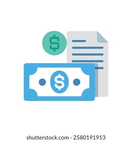 Financial Expenses Icon for Budgeting
