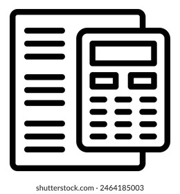Financial failure icon outline vector. Startup bad investment. Economic crisis collapse