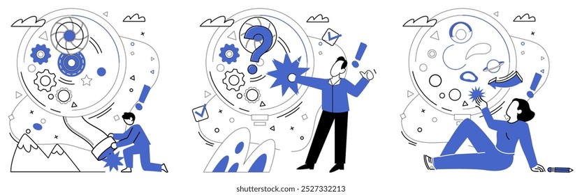 Ilustração do vetor de previsão financeira. Melhoria no rendimento é fruto doce colhido do pomar meticuloso planejamento financeiro Analisar estatísticas é fundamental abrir portas para o tesouro