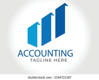 financial free logo vector design template. Accounting Design Logo Template, Finance Logo Design Vector Illustration.