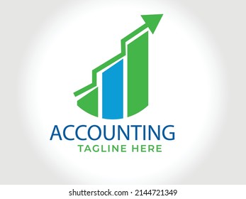 plantilla de diseño de vectores de logotipo libre de financiación. Plantilla de logotipo de diseño contable, Ilustración de vectores de diseño de logotipo financiero.