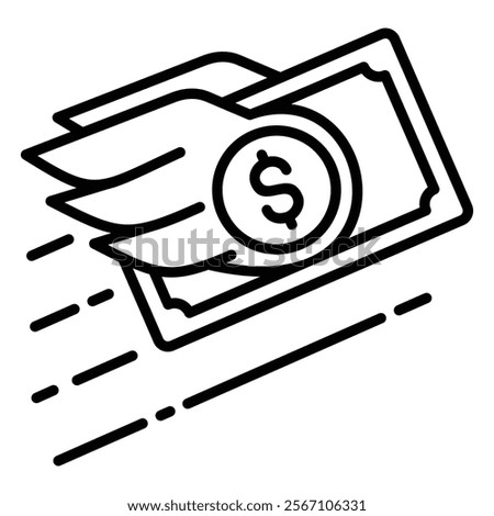 Financial Freedom Icon Element For Design