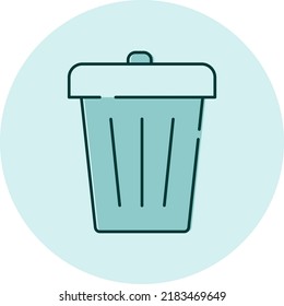 Financial garbage, illustration, vector on a white background.