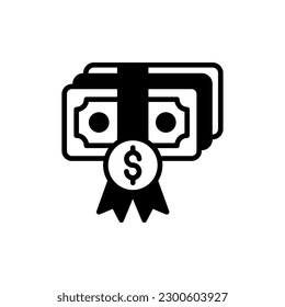 Icono de Subvención Financiera en vector. Ilustración