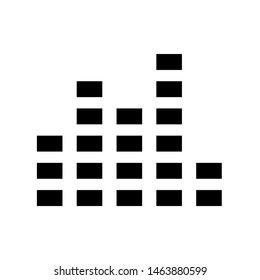Financial Graph Icon , Template Logo Design Emblem Isolated Illustration , Outline Solid Background White