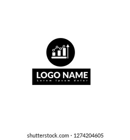 financial graph logo concept. Designed for your web site design, logo, app, UI