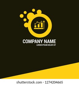 financial graph logo concept. Designed for your web site design, logo, app, UI