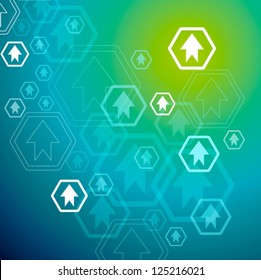 financial graph stat business background