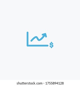 financial graphic icon flat vector logo design trendy illustration signage symbol graphic simple