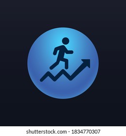 Financial Growth - App Icon Button