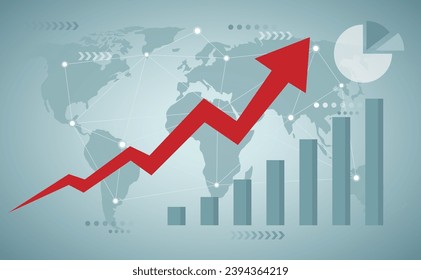 Financial growth chart. Gross Domestic Product