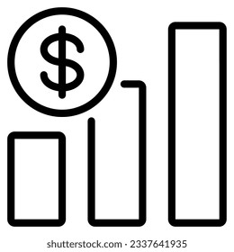 Financial Growth Icons can be used for uiux, infographic, illustration, etc