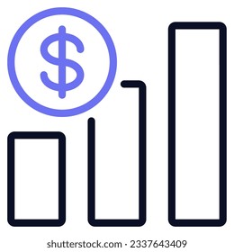 Financial Growth Icons can be used for uiux, infographic, illustration, etc