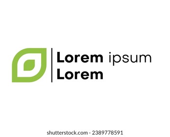 logotipo de crecimiento financiero patrón de hoja logo de hoja verde vector de diseño