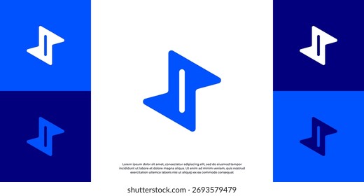 Logotipo del crecimiento financiero, idea simple del Vector del logotipo