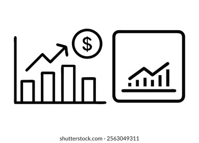 Financial Growth and Performance Analysis Illustration

