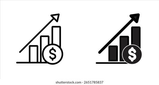 Financial Growth Revenue Increase Profit Icon