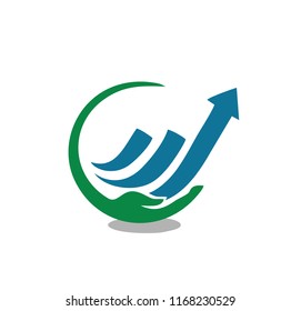 financial growth vector