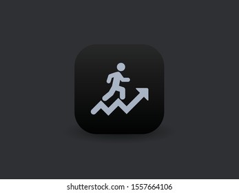 Financial Growth - Vector App Icon