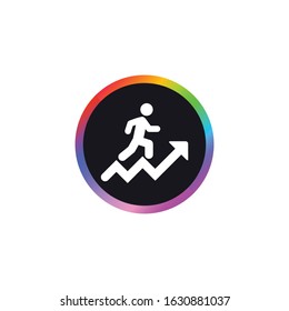 Financial Growth - Vector App Icon