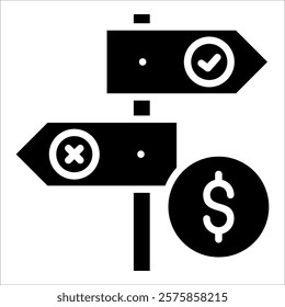 Financial Guide Icon Element For Design