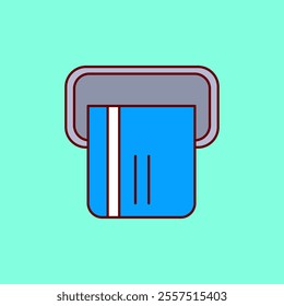 Financial Icon for Business Illustration. Flat design concept	
