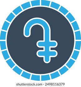 Financial Icon for Economic Planning and Investment Management