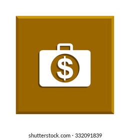 financial icon. Flat design style eps 10