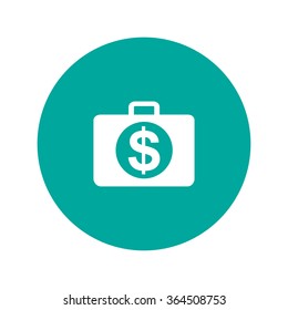 financial icon. Flat design style eps 10
