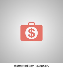 financial icon. Flat design style eps 10