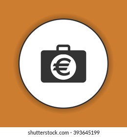 financial icon. Flat design style eps 10