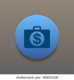 financial icon. Flat design style eps 10