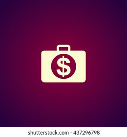 financial icon. Flat design style eps 10