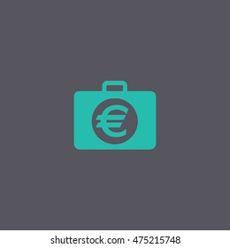 financial icon. Flat design style eps 10