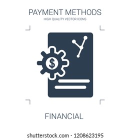 financial icon. high quality filled financial icon on white background. from payment methods collection flat trendy vector financial symbol. use for web and mobile