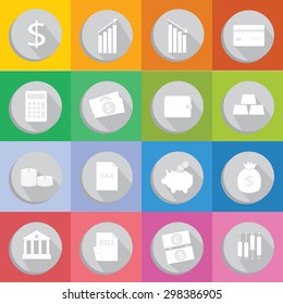 Financial icon set